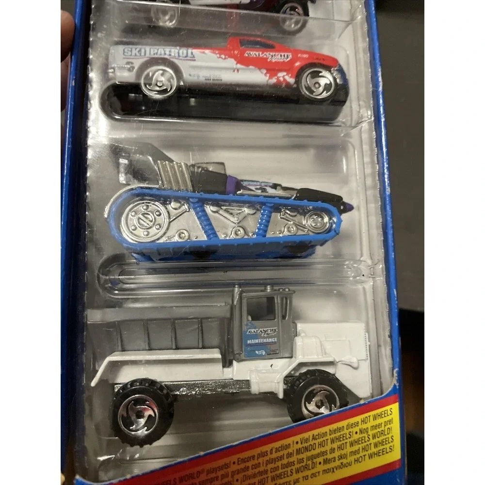 Hot Wheels Snow Patrol 5 Car‎ Gift Pack International Packaging 1995